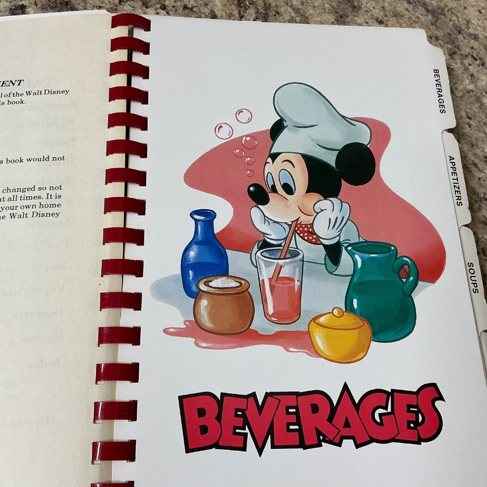 Cooking with Mickey Around the World Disney First Printing 1986 Cookbook - Picture 6 of 9
